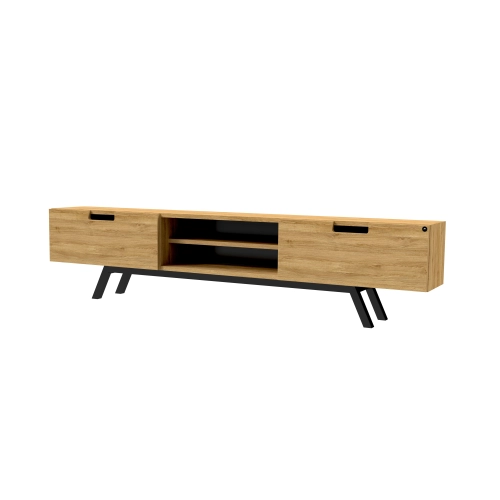 Szafka RTV-28 Drewno Lite Dąb Loft Lakier Rozmiary od 100 cm do 200 cm PREMIUM
